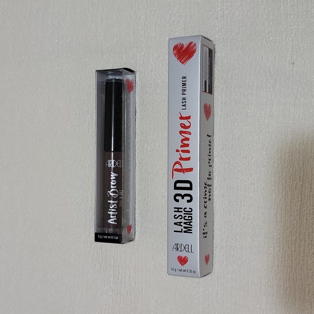 Ardell Lash Magic 3D Primer and Artist Brow Fill & Set Bundle